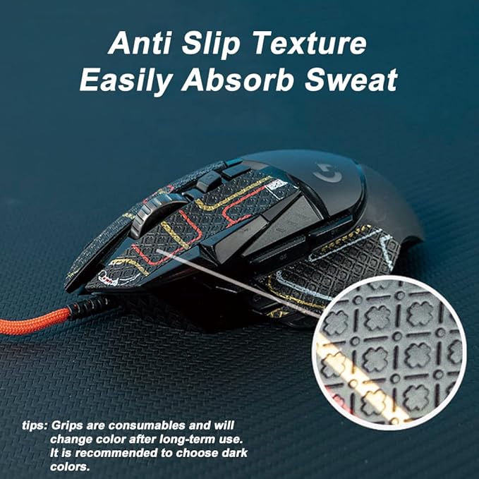 Gamer Mouse Grip Tape Sticker for Razer Viper V3 Non Slip Suck Sweat Pre Cut Easy Install PC Gaming M4A4
