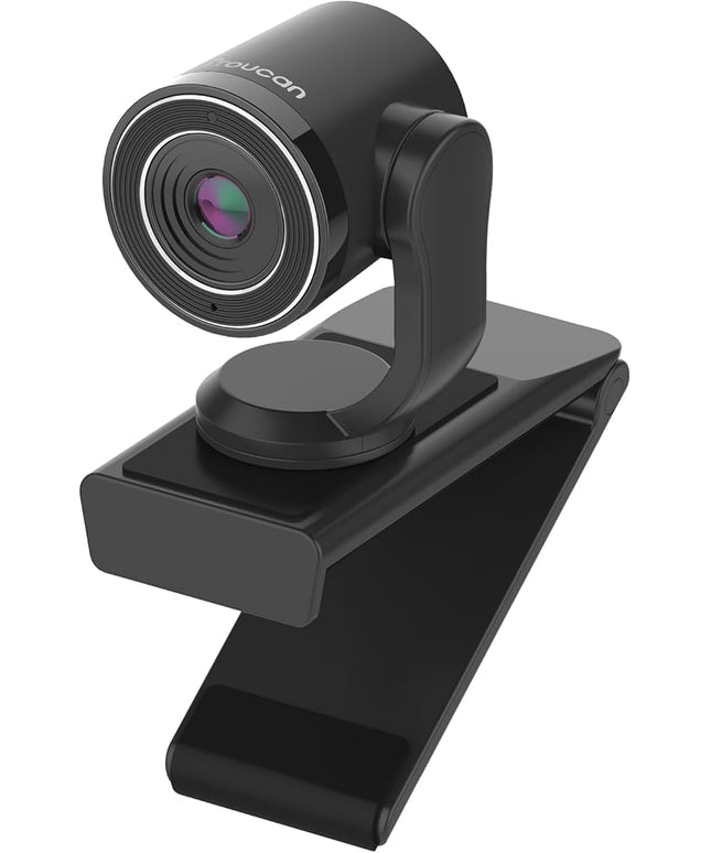 TOUCAN 1080P Webcam with Microphone,FHD Streaming Camera with 1080P/60fps,Privacy Protection Plug Play Ultra Compact Web Cam w/ 89°View for Computer/Meeting/Online Classes/Zoom/YouTube