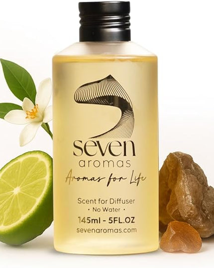 SevenAromas Hotel Scent Diffuser Oil, Luxury Hotel-Inspired Essential Oil for Aromatherapy & HVAC Diffusers – Premium Dropper Bottle - 145 ml 5 FL oz (Hotel Diamond)