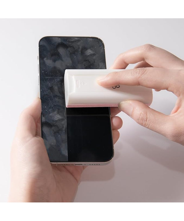 CLICK CLEAN Touchscreen Mist Cleaner, Screen Cleaner, All in One Screen Cleaner Spray with Microfiber and Phone Stand for All Phones, Laptop and Tablet Screens (Pink)