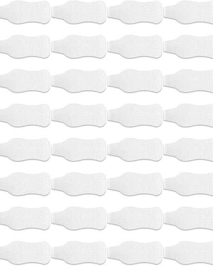 32 Pcs Cable Labels, Multi-Color Write On Cord Labels, Wire Tags for Electronics, Computers Cable Management and Identification, White