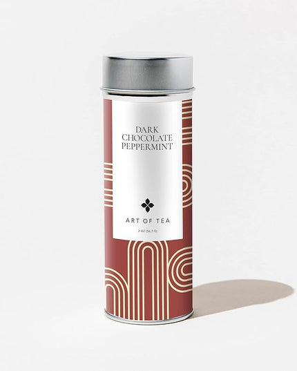 Art of Tea | Dark Chocolate Peppermint 2oz | Artisan Loose Leaf Tea Tin