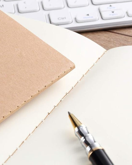 12 Pack Notebook Journals for Travelers, Students and Office, Writing Sketchbook Memo Diary Subject Notebooks Planner with Blank Paper, 60 Pages, 30 Sheets, 8.3x5.5 inch, A5 Size, Travel Journal Set