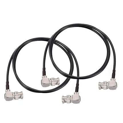 Superbat 3G/6G/12G SDI Cable 3ft BNC Cable 75 Ohm Thin Precision SDI Video Cable Right Angle Supports HD-SDI/3G-SDI/4K/8K Monitor Surveillance Camera CCTV System
