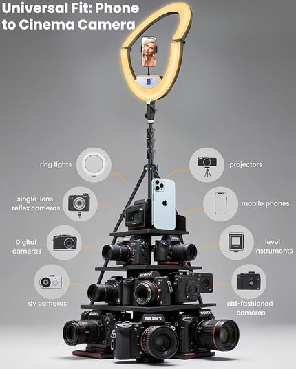 22" Large Ring Light with Stand,Foldable LED Big Ring Light Tripod for iPhone Phone Ipad, 75" Tall Tripod Touch Screen,Wireless Remote for Live Stream,YouTube,TikTok Video Shooting