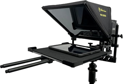 Glide Gear TMP 1000 Teleprompter – All Camera & Smartphones, Tablets – 17" Glass, Tray, Hard Case, No Assembly