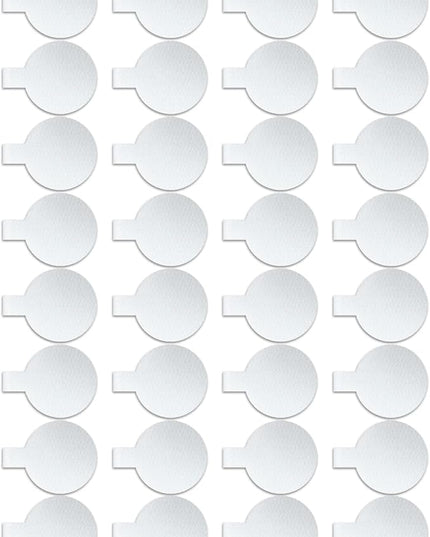 32 Pcs Write On Wire Labels - White, 1.3'' Diameter for Cable Management