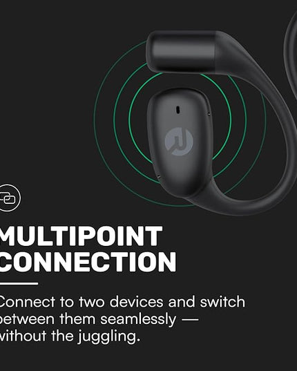 Raycon Essential Open Earbuds – True Wireless Open Ear Bluetooth 6.0 Headphones, Ultra-Lightweight, Comfort Hook Design, IPX4 Water Resistant, 36 Hours of Battery Life (Purple)