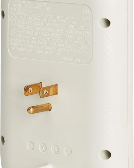 Eaton Tripp Lite SK60C Wall Surge Protector Power Strip & USB Wall Charger, 6-Outlet Extender, 1 USB-C + 2 USB Ports, 1080 Joules, Multi-Plug Outlet Splitter, Gray, Lifetime Manufacturer's Warranty