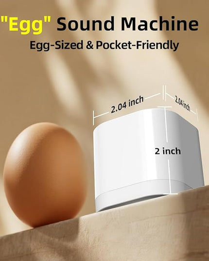 SleeZOO Portable Sound Machine for Sleep Mini White Noise Machine for Baby Kids Adults with 30 Soothing Sounds 4 Timers 32 Volume Levels Memory Function Sleep Machine for Travel Camping Home Office