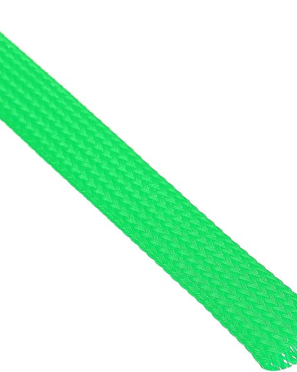 uxcell PET Expandable Sleeving 10ft 1/2" Green Cable Management Sleeve Cord Organizer for Wrap Protect Cable