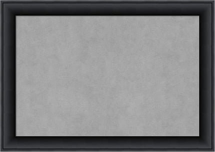 Amanti Art Black Framed Magnetic Board 19x27 Medium Vision Board for use with Magnets, 100% Metal Sheet to Display Items as Office Decor or for Home Organization in mudroom, Kitchen or Kids Room