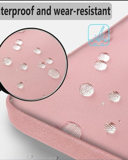 Hseok Laptop Shoulder Bag 15 15.6 16 Inch Briefcase, Compatible With MacBook Pro 16'' 2025-2019 M4 M3 M2 M1, Mac 15.4", XPS 15 and Most 15-16'' Notebooks, Spill-Resistant Handbag, Pink