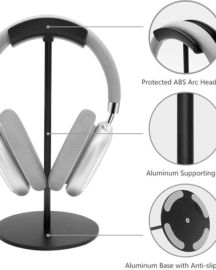 Srhythm Headphone Stand,Metal Headset Holder for Space-Saving and Display
