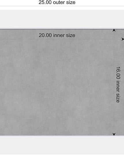Amanti Art White Framed Magnetic Board 21x25 Small Vision Board for use with Magnets, 100% Metal Sheet to Display Items as Office Decor or for Home Organization in mudroom, Kitchen or Kids Room
