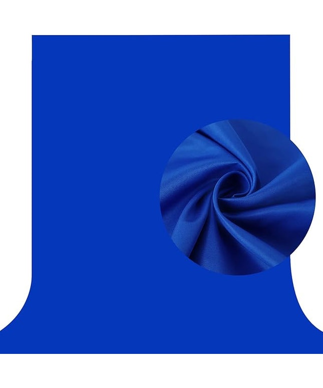 Aimosen 10X7 FT Royal Blue Screen Backdrop for Photography, Chromakey Blue Photo Background Curtain Seamless for Video Meeting Photoshoot Party