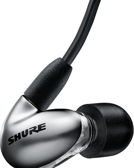 Shure SE846 PRO Gen 2 Wired Sound Isolating Earphones, High-End in-Ear Earbuds with Four Hi-Def Drivers, Customizable Sound Filters, Gray (SE846-GR+2)