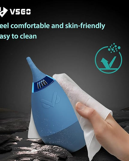 VSGO Camera Air Blower with Filter Compressed Air for for Nikon, Sony, Canon Lens and Sensor Cleaning, Tumbler Design Blue (V-B012E)