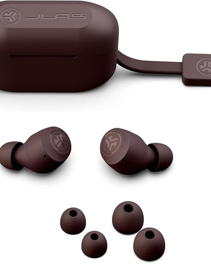 JLab Go Air Pop+ Tones True Wireless Earbuds, in Ear Headphones, Bluetooth Earphones, 35H Playtime Ear Buds, Bluetooth Earbuds with Microphone, USB-C Charging Case, Dual Connect, EQ3 Sound, (4975 C)