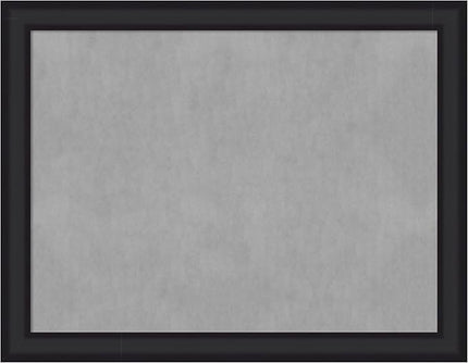 Amanti Art Black Framed Magnetic Board 21x27 Medium Vision Board for use with Magnets, 100% Metal Sheet to Display Items as Office Decor or for Home Organization in mudroom, Kitchen or Kids Room