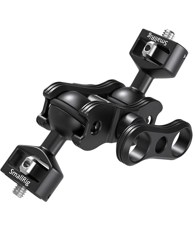 SMALLRIG Articulating Magic Arm with Double Ballheads (1/4" Screw) Monitor Mount for Field Monitor, Lights, Audio Recorders - 2070