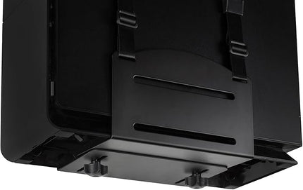 Mount-It! CPU Wall Mount Bracket, Desktop Computer Tower Holder with Safety Straps, Heavy Duty Size Adjustable CPU Holder, Steel, Black, 22 Lbs Capacity, Saves Floor and Desk Space