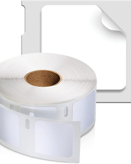 DYMO Authentic LW Multi-Purpose Square Labels DYMO Labels for LabelWriter Printers Great for Barcodes 1" x 1" 1 Roll of 750