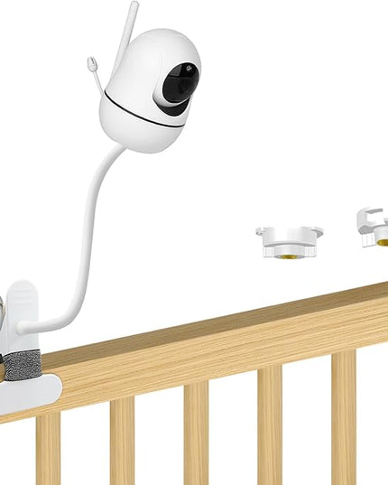 15.7 inches Baby Monitor Mount Compatible with HelloBaby HB6560/HB65/HB6550/HB6550 pro/HB66/HB248,ANMEATE SM935E Baby Monitor Camera Flexible Clip Clamp Mount Long Gooseneck Arm