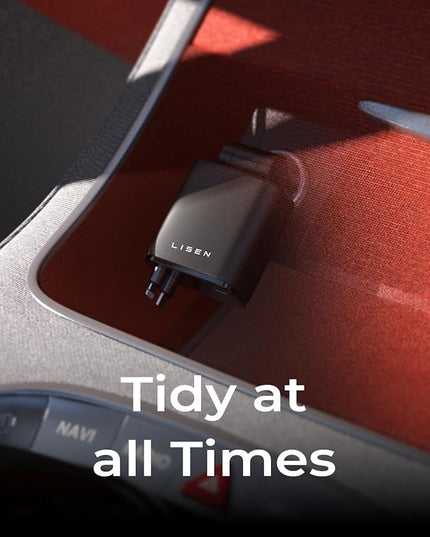 LISEN Retractable Car Charger 4 in 1 for Cars, 69W Retractable USB C Car Charger with 31.5in Cable, Fast Charging for iPhone 17 16 15 14 13 12 Pro Max Plus, Compact Cars Accessories for Daily Driving