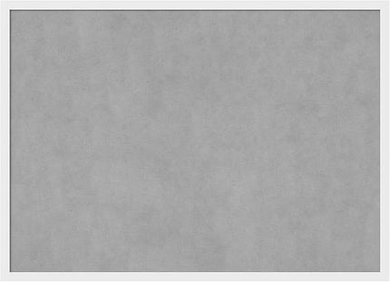 Amanti Art White Framed Magnetic Board 21x29 Medium Vision Board for use with Magnets, 100% Metal Sheet to Display Items as Office Decor or for Home Organization in mudroom, Kitchen or Kids Room