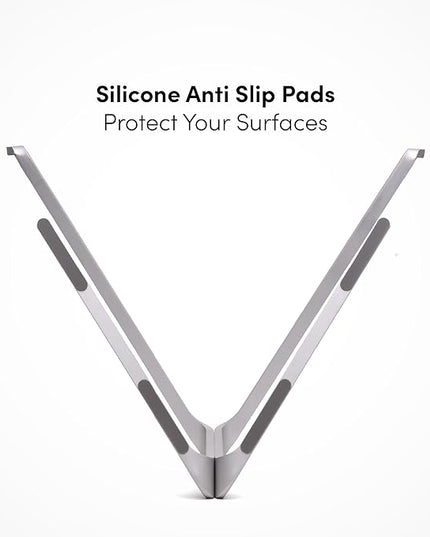 xympo Aluminum Laptop Stand for Desk, fits 13" - 16" Laptops