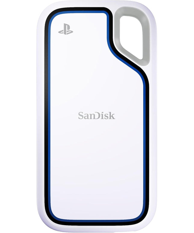 SanDisk 2TB Extreme Portable SSD, Officially Licensed for PlayStation 5 Console and PC - up to 1000MB/s, USB-C, USB 3.2 Gen 2, Drop Protection - External Solid State Drive - SDSSDE62P-2T00-G25