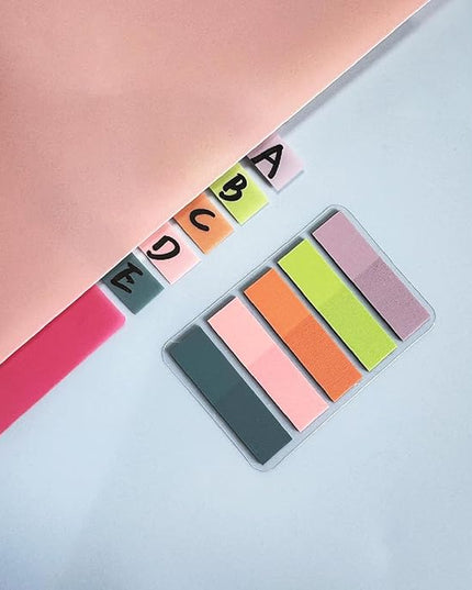 ELII 900 PCS Book Tabs 2 Inch Sticky Index Tabs, Colored Page Markers Repositionable Tags Reading Tabs Self Adhesive Tape Flags for Books, Binders, Notebook and File Folders