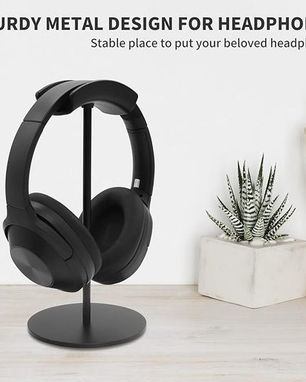 Srhythm Headphone Stand,Metal Headset Holder for Space-Saving and Display