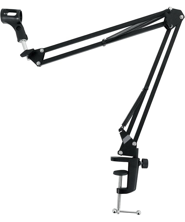 Rockville Microphone Boom Arm Studio Podcast USB Mic Stand+Desk Clamp (30")