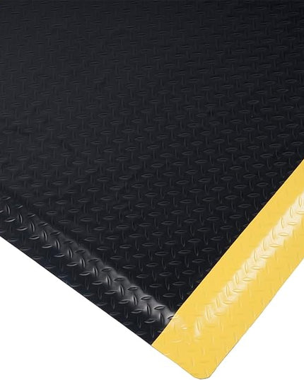 Nisorpa Anti Fatigue Mats Industrial 2' x 5' Ergonomic Standing Mat 15/16" Extra Thick Kitchen Mats for Standing Heavy Duty Commercial Diamond Plate - Safety Support for Leg & Back Pain