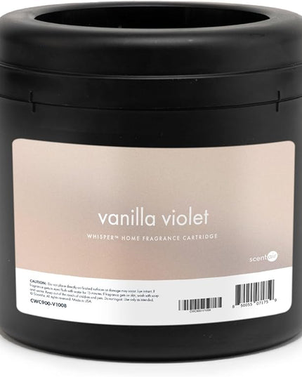 ScentAir Whisper Home Monthly Plug-in Refill, Fragrance Cartridge for Home and Office, Amazon Exclusive, Vanilla Violet
