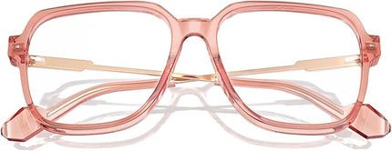 VISOONE Oversized Blue Light Blocking Glasses with Chic Square TR90 Frame and Metal Temple for Women Men REMY