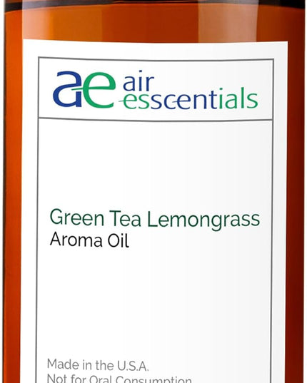 Green Tea & Lemongrass Aroma Oil, Essential Oils Blend for Diffusers and Scent Machines, Citrus, Floral & Green Notes, Aromatherapy, Cold Air Diffuser Compatible, 300 mL