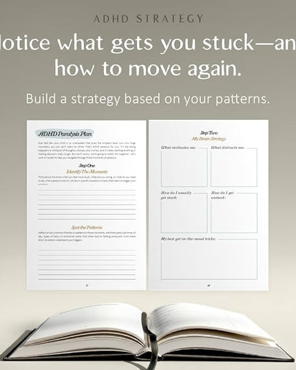 The ADHD Planner for Adults - Undated Daily & Weekly ADHD Journal for Disorganized People, 90 Days - Habit Tracker, Record Emotions & Mood - Academic Goals - Structure & Focus for Adults Brains