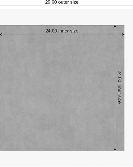 Amanti Art White Framed Magnetic Board 29x29 Medium Vision Board for use with Magnets, 100% Metal Sheet to Display Items as Office Decor or for Home Organization in mudroom, Kitchen or Kids Room