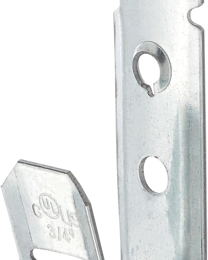 COCODE 50 Pack 3/4’’ J Hooks Cable Hangers Without Retainer Clip Galvanized Steel Wall Mount Heavy Duty Utility Hooks Cable Management for Structured Cabling