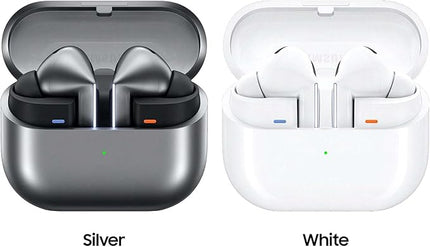 Samsung Galaxy Buds 3 Pro AI True Wireless Bluetooth Earbuds, Noise Cancelling, Sound Optimization, Redesigned Comfort Fit, White [US Version, Amazon Exclusive, 2Yr Warranty]