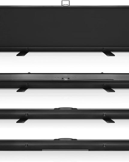 KHOMO Gear 62-Inch Black Backdrop – Collapsible, Portable Photography & Video Background for Studio, Streaming, Zoom & Content Creation – Wrinkle-Resistant, High-Density Fabric, Easy Setup