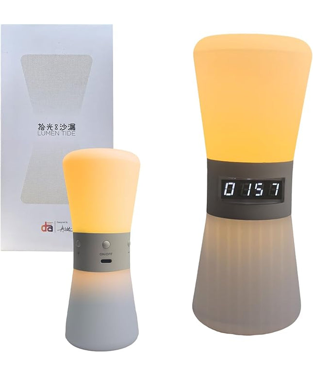 LED Adjustable Meditation Timer Hourglass with 1-99 Minutes preset | Pomodoro Technology Visual Hourglass and Productivity Silence Kids/Adult Time Management Tool | ADHD Dining Table Timer and Focus