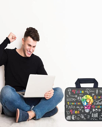 AMARY Laptop Sleeves 11.6" 12" Laptop Handle Bag Neoprene Notebook Carrying Pouch Chromebook Sleeves case Ultrabook Case Tablet Cover (Idea)