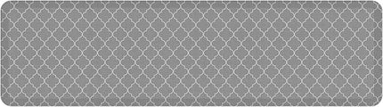 GelPro Anti-Fatigue Designer Comfort Kitchen Floor Mat, 20x72, Trellis Grey Stain Resistant Surface with 3/4” Thick Ergo-Foam Core for Health and Wellness