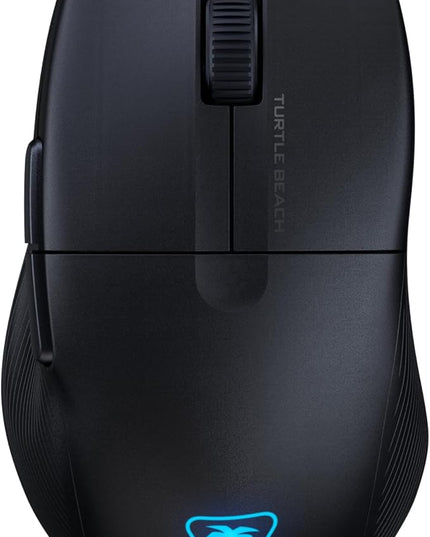 Turtle Beach Pure Air Wireless RGB Gaming Mouse, Ultra-Light 54g Ergonomic Design, 26000 DPI Optical Sensor, 125-Hour Rechargeable Battery, Dual Wireless + Bluetooth, Titan Optical Switches – Black