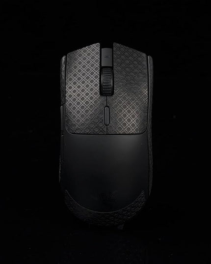 Gamer Mouse Grip Tape Sticker for Razer Viper V3 Non Slip Suck Sweat Pre Cut Easy Install PC Gaming Black Thin 0.3mm