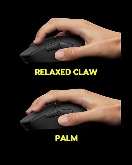 Pulsar Gaming Gears X3 Crazylight Wireless Gaming Mouse, Ultra Lightweight 1.51 oz (43g), Hybrid Ergonomic, Optical Switch, 32000 DPI, 750 IPS, XS-1 Sensor, 8k Compatible (Jet Black)